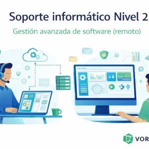 Soporte informático Nivel 2 de Vortice Lab para gestión avanzada y administración remota de software